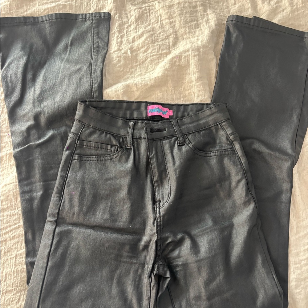 Black Leather Pants